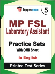 MP FSL Laboratory Assistant Book in English - Mock Test / Practice Set