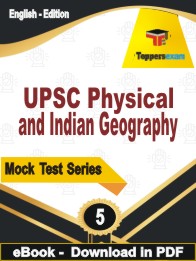 UPSC Physical and Indian Geography Test PDF Book In English - Practice Set
