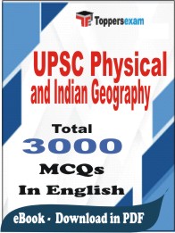 UPSC Physical and Indian Geography PDF Book in English - MCQ / Objective Questions