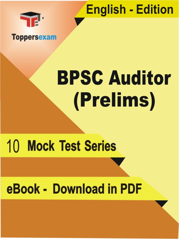 BPSC Auditor (Prelims) PDF Book In English - Mock Test/Practice Set