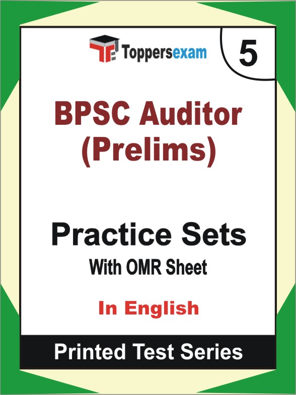 BPSC Auditor (Prelims) Book in English - Mock Test / Practice Set