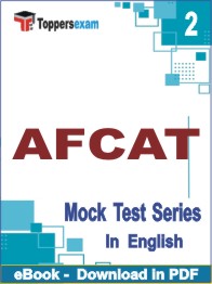 AFCAT Test PDF Book In English - Question Paper