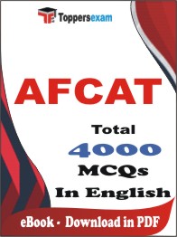 AFCAT PDF Book In English - MCQ / Objective Questions
