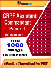 EBook of CRPF Assistant Commandant (Paper 2) Exam , PDF Format in English