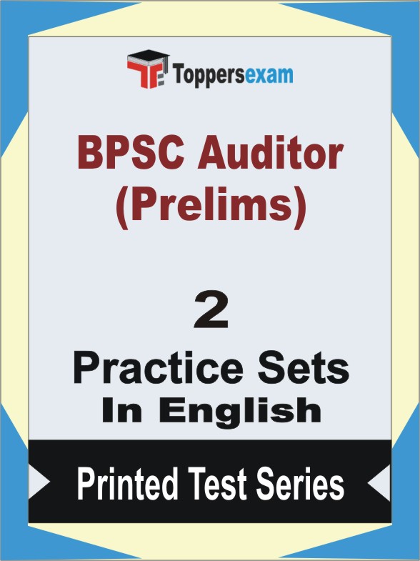 BPSC Auditor (Prelims) Book in English - Question Paper / Practice Set