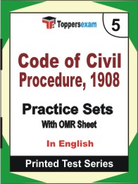 Code of Civil Procedure, 1908 Book in English - Mock Test / Practice Set