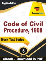 Code of Civil Procedure, 1908 Test PDF Book In English - Practice Set
