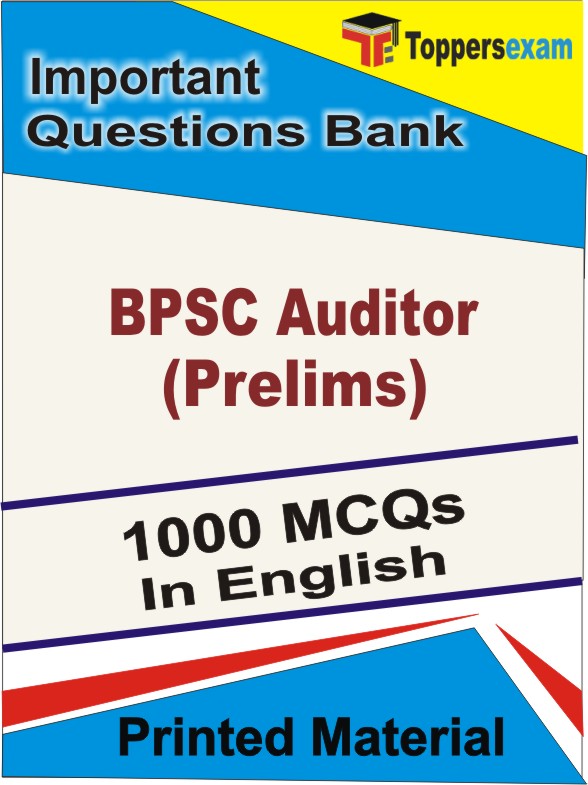 BPSC Auditor (Prelims) Book in English - Objective MCQ