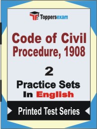 Code of Civil Procedure, 1908 Book in English - Question Paper / Practice Set