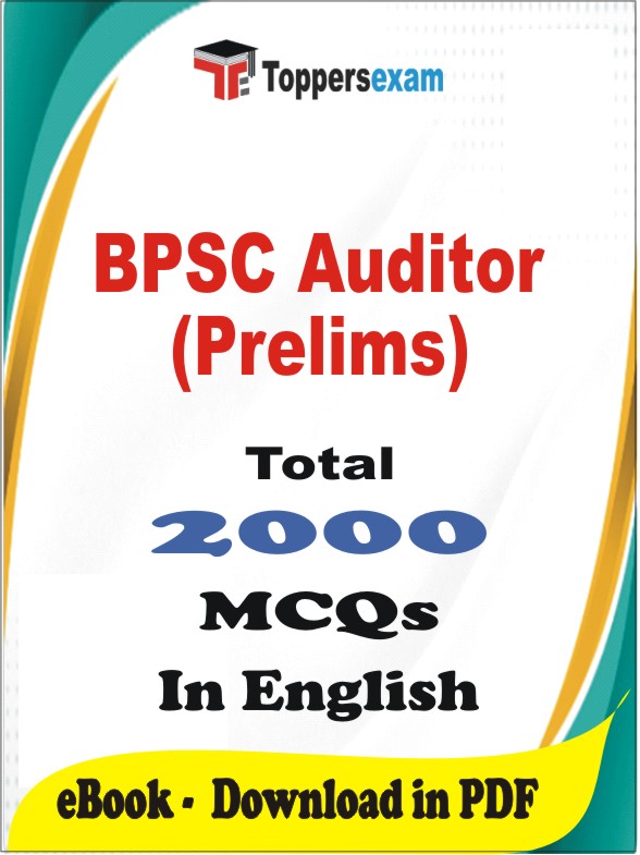 BPSC Auditor (Prelims) PDF Book In English - MCQ / Objective Questions