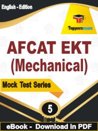 AFCAT EKT (Mechanical) Test PDF Book In English - Practice Set