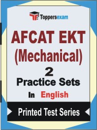 AFCAT EKT (Mechanical) Book in English - Question Paper / Practice Set