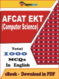 AFCAT EKT (Computer Science) PDF Book in English - MCQ / Objective Questions