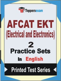AFCAT EKT (Electrical and Electronics) Book in English - Question Paper / Practice Set