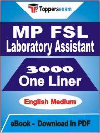 MP FSL Laboratory Assistant One Liner Book PDF in English
