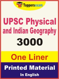 UPSC Physical and Indian Geography One Liner Book in English
