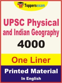 UPSC Physical and Indian Geography One Liner Book in English