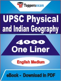 UPSC Physical and Indian Geography One Liner Book PDF in English