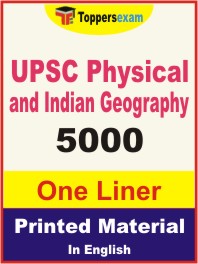 UPSC Physical and Indian Geography One Liner Book in English