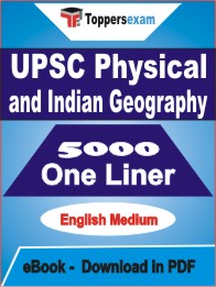 UPSC Physical and Indian Geography One Liner Book PDF in English