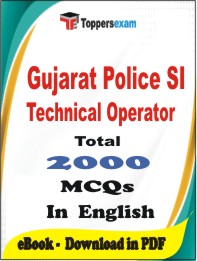Gujarat Police SI Technical Operator PDF Book in English - MCQ / Objective Questions