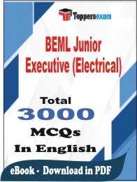 BEML Junior Executive (Electrical) PDF Book In English - MCQ / Objective Questions