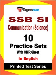 SSB SI Communication (Science)Book in English - Practice Set