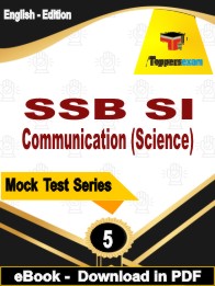 SSB SI Communication (Science) PDF Book In English - Practice Set