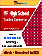 EBook of MP High School Teacher Commerce Exam (Objective Questions /MCQ) PDF in English