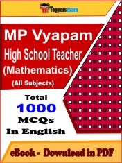 EBook of MP Vyapam High School Teacher (Mathematics) Exam, PDF Format in English