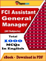 EBook of FCI Assistant General Manager Exam, PDF Format in English