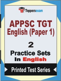 APPSC TGT English (Paper 1) Book in English - Question Paper / Practice Set