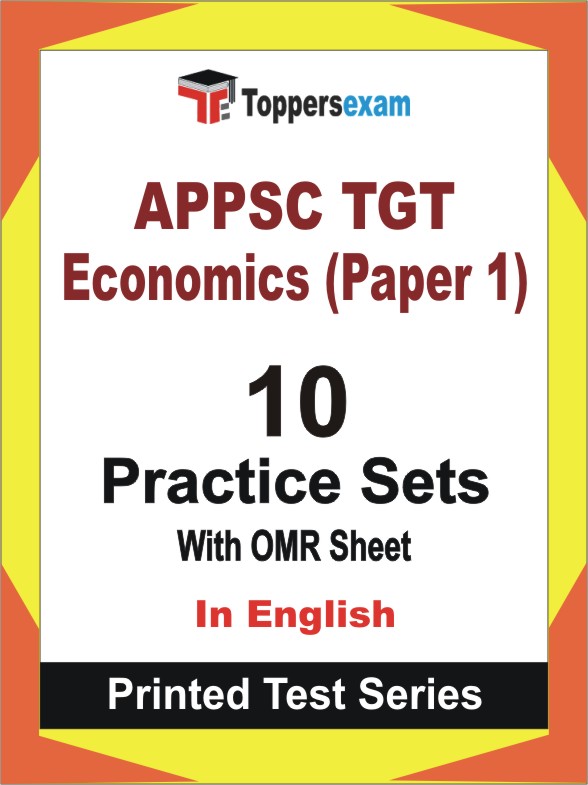 APPSC TGT Economics (Paper 1) Book in English - Practice Set