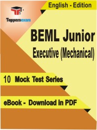 BEML Junior Executive (Mechanical) Test PDF Book in English - Mock Test/Practice Set