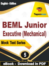 BEML Junior Executive (Mechanical) Test PDF Book In English - Practice Set
