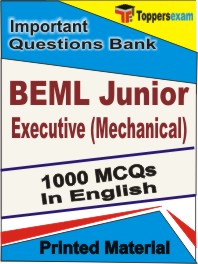 BEML Junior Executive (Mechanical) Book in English - Objective MCQ