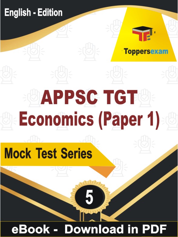 APPSC TGT Economics (Paper 1) PDF Book In English - Practice Set
