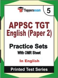 APPSC TGT English (Paper 2) Book in English - Mock Test / Practice Set