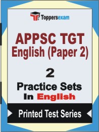 APPSC TGT English (Paper 2) Book in English - Question Paper / Practice Set