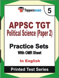 APPSC TGT Political Science (Paper 2) Book in English - Mock Test / Practice Set