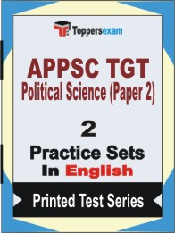 APPSC TGT Political Science (Paper 2) Book in English - Question Paper / Practice Set
