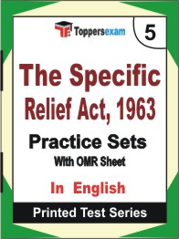 The Specific Relief Act, 1963 Book in English - Mock Test / Practice Set
