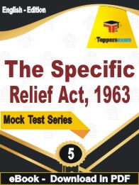 The Specific Relief Act, 1963 Test PDF Book In English - Practice Set