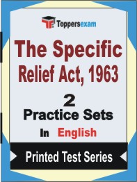 The Specific Relief Act, 1963 Book in English - Question Paper / Practice Set