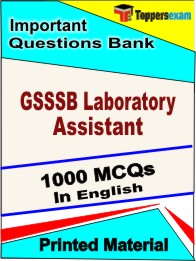 GSSSB Laboratory Assistant Book in English - Objective MCQ