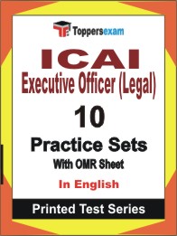 ICAI Executive Officer (Legal) Book in English - Practice Set