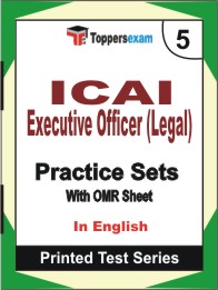 ICAI Executive Officer (Legal) Book in English - Mock Test / Practice Set