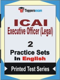 ICAI Executive Officer (Legal) Book in English - Question Paper / Practice Set