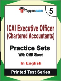 ICAI Executive Officer (Chartered Accountants) Book in English - Mock Test / Practice Set