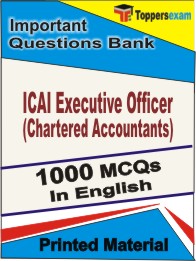 ICAI Executive Officer (Chartered Accountants) Book in English - Objective MCQ